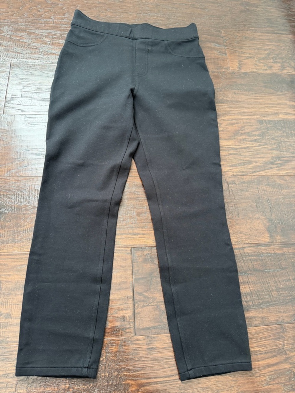 SPANX Women Black Stretch Ponte Pants